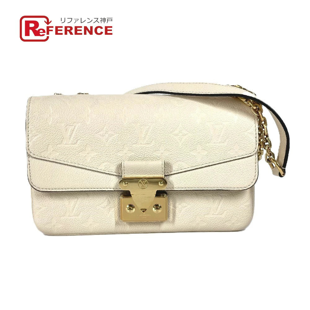 Louis Vuitton Monogram Empreinte Marceau Bag Crossbody Chain Double Flap